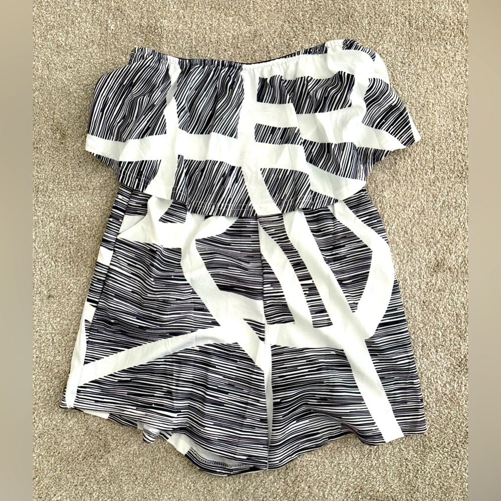 Shorts Jumpsuit Romper Women Medium Tube Top